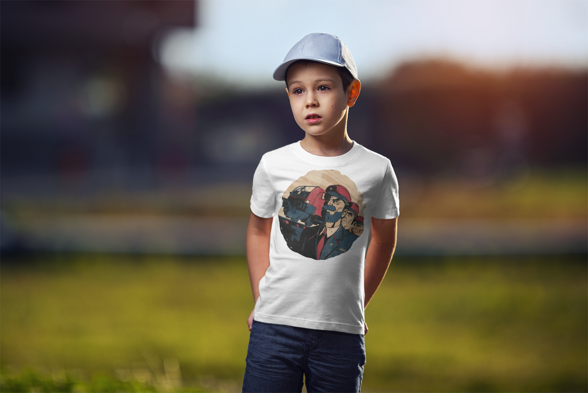 BauReihe Clothing Oldtimer Kid Short Sleeve Regular T-Shirt